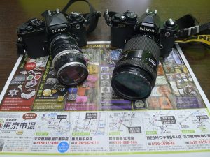 鹿児島市 東京市場 天文館 地蔵角交番前店 カメラ ニコン フィルムカメラ 出張買取しました。