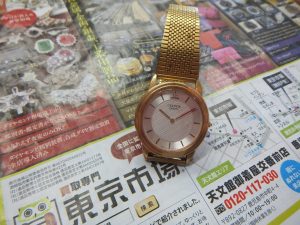 姶良市 買取専門 東京市場 姶良国道10号店 ブランド セイコー クレドール 時計 買取しました。