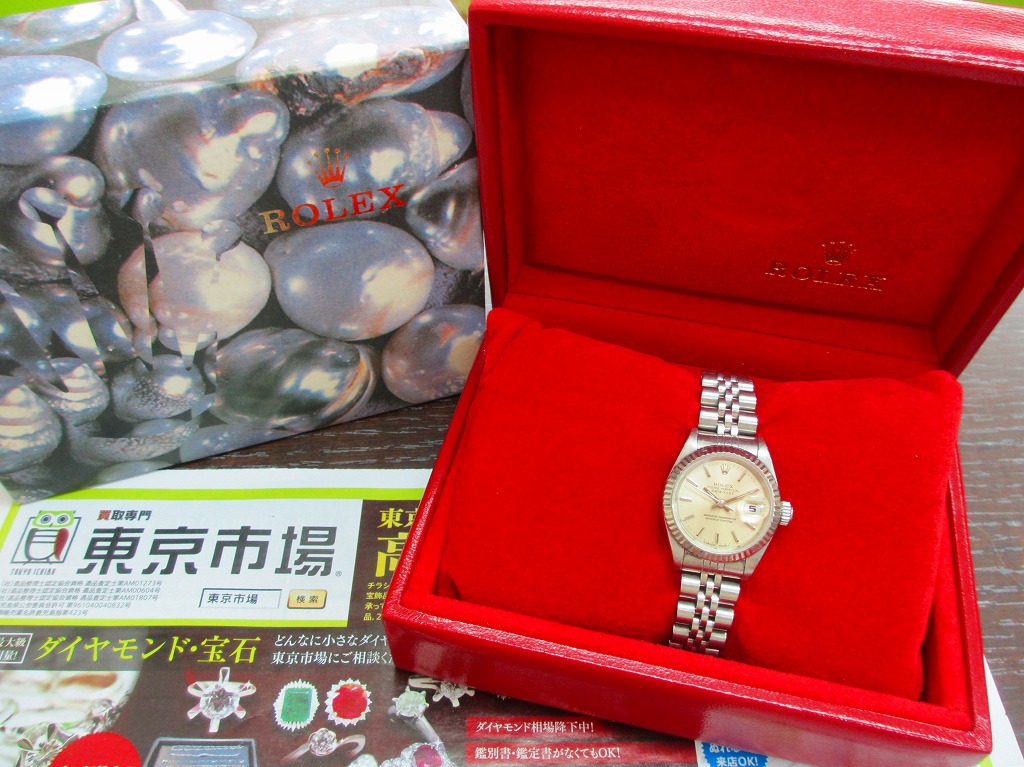 買取専門 東京市場 鹿児島中央店 ブランド 時計 ロレックス 買取しました。