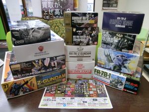 姶良市 買取専門 東京市場 姶良国道10号店 バンダイ ガンダム プラモデル 買取しました。