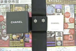 高崎市内 買取専門 東京市場 ドンキホーテ 高崎店 ブランド シャネル ピアス 買取しました。