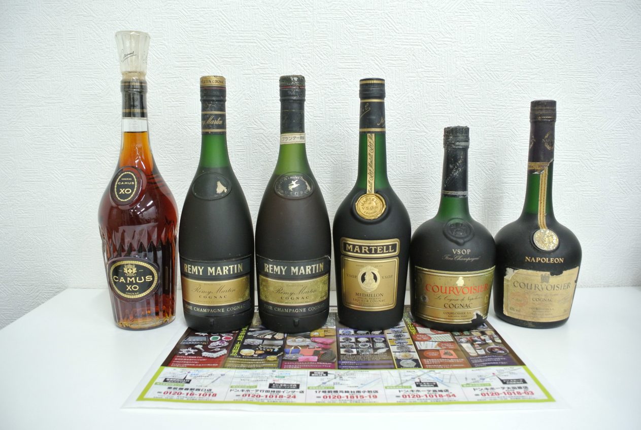 高崎市内 買取専門 東京市場 ドンキホーテ 高崎店 洋酒 ブランデー コニャック 買取しました。