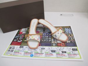 買取専門 東京市場 サンキュー新栄店 ブランド ルイ ヴィトン ミュール 買取しました。