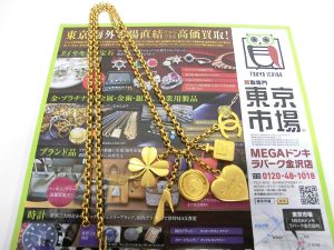 金沢市内 買取専門 東京市場 メガドンキラパーク金沢店 ブランド シャネル ネックレス 買取しました。