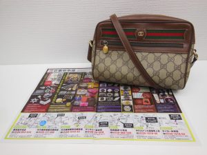 薩摩川内市！ 買取専門 東京市場 タイヨー永利店 ブランド グッチ ショルダーバッグ 買取しました。