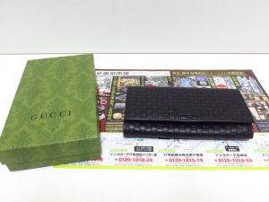 行田市内！買取専門 東京市場 ドンキ 行田持田インター店 ブランド グッチ 長財布 買取しました。