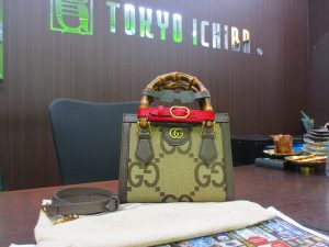 いづろ 中町 金生町 照国通り 東京市場 天文館 御着屋交番前店 ブランド グッチ バッグ 買取しました。