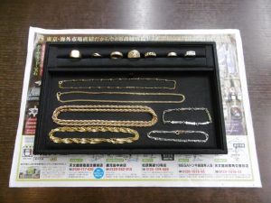 姶良市 買取専門 東京市場 姶良国道10号店 貴金属 金 プラチナ アクセサリー 買取しました。