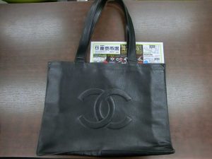 買取専門 東京市場 鹿児島中央店 ブランド シャネル トートバッグ 買取しました。