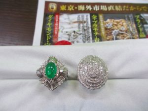 買取専門東京市場 中町 照国通り 天文館 御着屋交番前店 貴金属 宝石 ダイヤモンド 製品 買取しました。