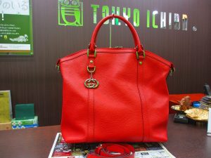 いづろ 中町 金生町 照国通り 東京市場 天文館 御着屋交番前店 ブランド グッチ バッグ 買取しました。