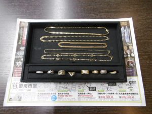 姶良市 買取専門 東京市場 姶良国道10号店 貴金属 金 プラチナ アクセサリー 買取しました。