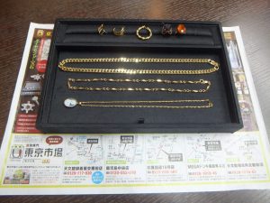 姶良市 買取専門 東京市場 姶良国道10号店 貴金属 金 アクセサリー 買取しました。