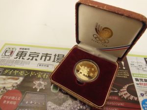 霧島市 買取専門 東京市場 ドンキホーテ霧島隼人店 22金 ソウルオリンピック 金貨 買取しました。