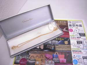 買取専門 東京市場 サンキュー新栄店 ブランド クリスチャンディオール ネックレス 買取しました。