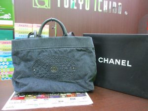 いづろ 中町 金生町 照国通り 東京市場 天文館 御着屋交番前店 ブランド シャネル ショルダー バッグ 買取しました。