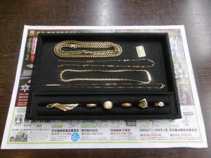 姶良市 買取専門 東京市場 姶良国道10号店 貴金属 金 アクセサリー 買取しました。