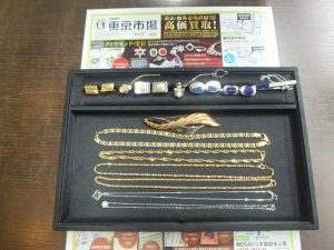 姶良市 買取専門 東京市場 姶良国道10号店 貴金属 金 アクセサリー 買取しました。