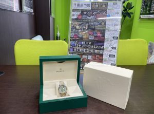 鹿児島市 買取専門 東京市場 天文館 地蔵角交番前店 ブランド ロレックス 時計 買取しました。