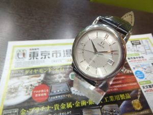 姶良市 買取専門 東京市場 姶良国道10号店 ブランド オメガ 時計 買取しました。