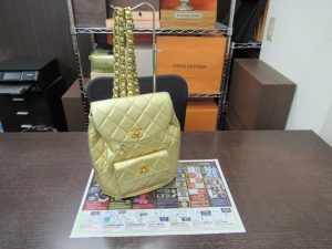 買取専門 東京市場 鹿児島中央店 ブランド シャネル リュック 買取しました。