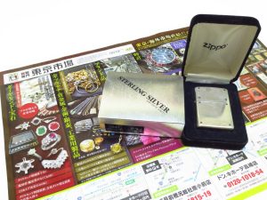 行田市内！買取専門 東京市場 ドンキ 行田持田インター店 ZIPPO オイルライター スターリング 買取しました。