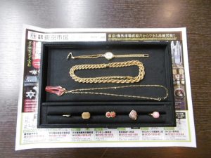 姶良市 買取専門 東京市場 姶良国道10号店 貴金属 金 アクセサリー 買取しました。