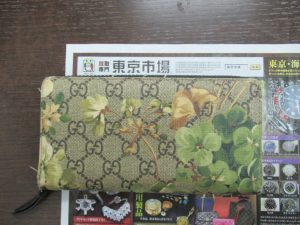 買取専門 東京市場 鹿児島中央店 ブランド グッチ 長財布 買取しました。