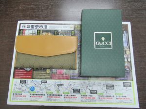 買取専門 東京市場 鹿児島中央店 ブランド グッチ 長財布 買取しました。