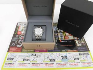 前橋市内 買取専門 東京市場 17号前橋元総社南小前店 ブランド ハミルトン 腕時計 買取しました。