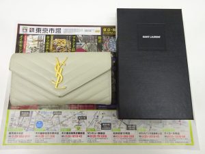 薩摩川内市！ 買取専門 東京市場 タイヨー永利店 ブランド サンローラン 財布 買取しました。