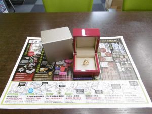 姶良市 買取専門 東京市場 姶良国道10号店 ブランド  カレライカレラ リング 買取しました。