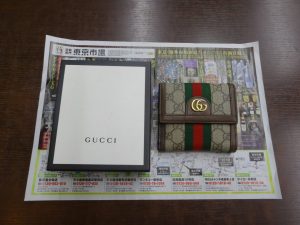 姶良市 買取専門 東京市場 姶良国道10号店 ブランド グッチ 財布 買取しました。