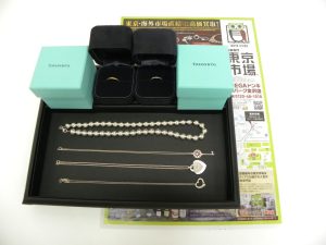 金沢市内 買取専門 東京市場 メガドンキラパーク金沢店 ブランド ティファニー アクセサリー 買取しました。