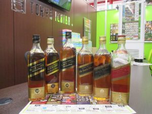 霧島市 買取専門 東京市場 ドンキホーテ霧島隼人店 酒 洋酒 ウイスキー ジョニーウォーカー 買取しました。