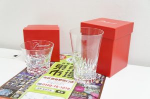 春日部市内！ 買取専門 東京市場 東武豊春駅西口店 バカラ クリスタル タンブラー グラス 買取しました。
