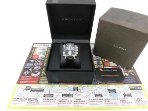 前橋市内 買取専門 東京市場 17号前橋元総社南小前店 ハミルトン 腕時計 買取しました。