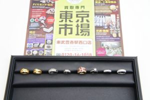 春日部市内！ 買取専門 東京市場 東武豊春駅西口店 金 プラチナ 貴金属 アクセサリー 買取しました。