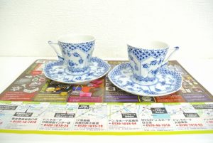 高崎市内 買取専門 東京市場 ドンキホーテ 高崎店 ブランド ロイヤルコペンハーゲン カップ&ソーサー 買取しました。