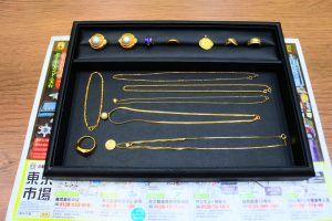 鹿児島市 買取専門 東京市場 サンキュー新栄店 貴金属 金製品 プラチナ製品 リング ネックレス 買取しました。