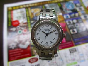 買取専門東京市場 いづろ 中町 照国通り 天文館 御着屋交番前店 ブランド 時計 エルメス 買取しました。