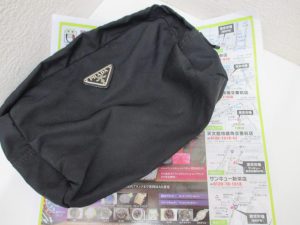 鹿児島市 買取専門 東京市場 サンキュー新栄店 ブランド プラダ PRADA ポーチ 買取しました。