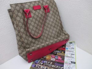 鹿児島市 買取専門 東京市場 サンキュー新栄店 ブランド グッチ GUCCI トートバッグ 買取しました。