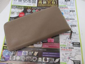 鹿児島市 買取専門 東京市場 サンキュー新栄店 ブランド エルメス Hermès 財布 買取しました。
