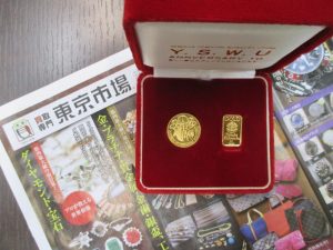 霧島市 買取専門 東京市場 ドンキホーテ霧島隼人店 インゴット ハーモニー金貨 買取しました。