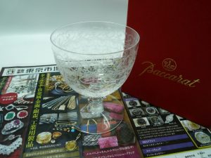 鹿児島市内 買取専門 東京市場 鹿児島中央店 ブランド バカラ Baccarat ローハン ワイングラス 買取しました。