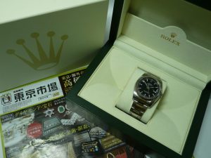 鹿児島市内 買取専門 東京市場 鹿児島中央店 ブランド ロレックス 時計 デイトジャスト 買取しました。
