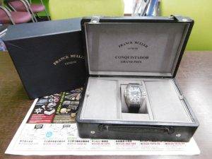 姶良市 買取専門 東京市場 姶良国道10号店 フランクミュラー 時計 買取しました。
