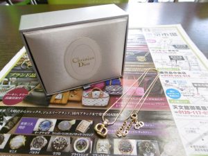 姶良市 買取専門 東京市場 姶良国道10号店 ブランド ディオール ネックレス 買取しました。