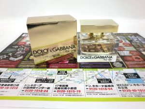 前橋市内 買取専門 東京市場 17号前橋元総社南小前店 ブランド ドルチェ＆ガッバーナ 香水 買取しました。
